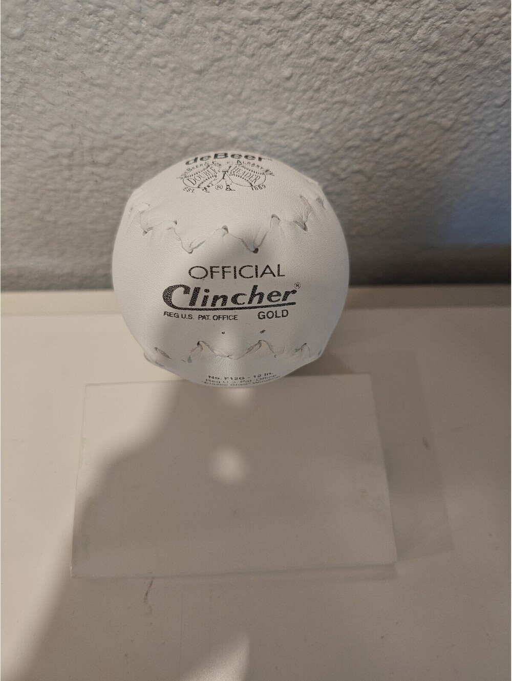 deBeer Official Clincher Gold Baseball - 12 Inch